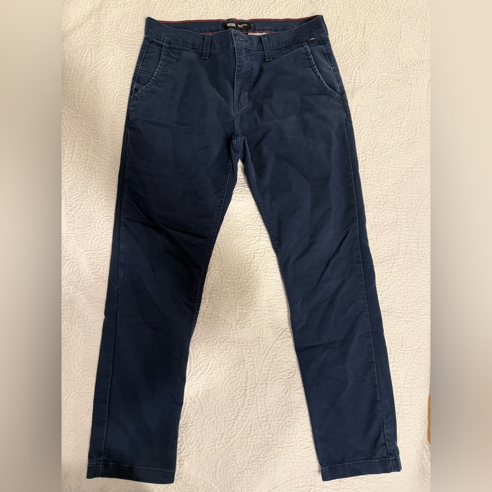 Navy Blue Vans Chinos